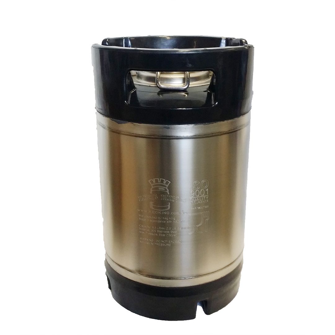 Brand New 9.5L S.Steel Ball Lock Party/Picnic Keg Kit with Premium CO2